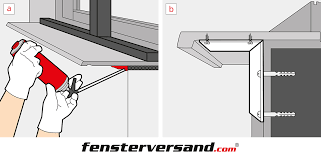 Die anschlüsse der fensterbank bzw. Fensterbank Einbauen Innen Aussen Montageanleitung