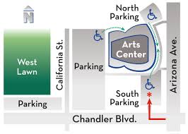 directions parking chandler center for the arts