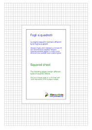 Foglio a quadretti da stampare in pdf. Pdf Fogli A Quadretti Cristian Petralia Academia Edu