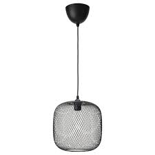 Black And Gold Lamp Shade Ikea Luftmassa Hemma Pendant Lamp Rounded Black Ikea In 2020 Decorative Light Bulbs Pendant Lamp Lamp