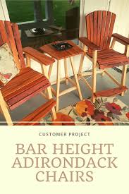 Bar Height Adirondack Chair Plan Template Stainless Steel Hardware Packs Cool Woodworking Projects Chair Woodworking Plans