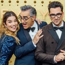 I don't know what you mean. Relive The Schitt S Creek Cast S Best Award Season Moments Popsugar Entertainment