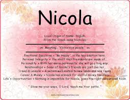 Nicola Name Meaning Names With Meaning Meant To Be Names