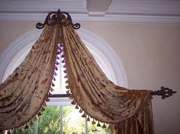 Arched windows make a unique architectural addition to any home. Arch Window Curtains Color Home Design Fantastic Arch Window Curtains