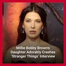 The "Stranger Things" actress became a mom this year after adopting her  "sweet baby girl" with husband Jake Bongiovi.