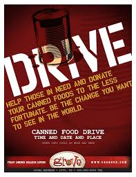 Food & fund drives are a great way for schools, offices, community groups, and places of worship to join food lifeline in ending hunger. Tg080079 Canned Food Drive Flyer
