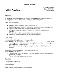 Select a professional template to begin creating the our simple resume templates allow your achievements to stand out without fancy distractions, giving. Maintenance Worker Resume Sample Resumesdesign Cover Letter For Resume Job Resume Samples Job Resume Examples