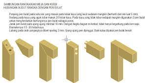 Maybe you would like to learn more about one of these? Mengenal Jenis Sambungan Kayu Untuk Rangka Kaki Meja Kursi Sederhana Hdesign Ideas