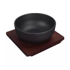 Thicken Cast Iron Bowl Korean Stone Bowl For Bibimbap For Induction Cooker With Tray Soup Stock Pots Aliexpress