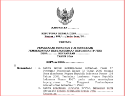Kerangka pikir pertama adalah bahwa desa siaga akan dapat terwujud apabila manajemen dalam pelaksanaan. Ambil Disini Contoh Sk Pengurus Pkk Di Desa Terbaru Tahun 2021 Format Ms Word Media Brita Rakyat