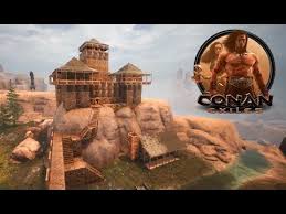 Conan Exiles Insulated Wood Fortress Gonna Build A Village Youtube Conan Exiles Village Fortress