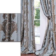 Burgundy 108 inch high fire resistant velvet curtain panel w/rod pocket drapery. Sea Mist Patterned Faux Silk 108 Inch Curtain Panel On Popscreen