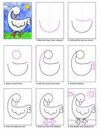 How To Draw A Goose Art Projects For Kids Drawing For Kids Kids Art Projects Art Drawings For Kids