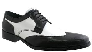 Black And White Wingtip Shoes Giorgio Brutini Mens Black White Wing Tip Spectator Shoes 210711 Is Black And White Man Spectator Shoes Dress Shoes Men