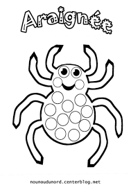 coloriage halloween araignee a imprimer simple