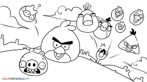 Click any coloring page to see a larger version and download it. Drawing Angry Birds 25051 Cartoons Printable Coloring Pages