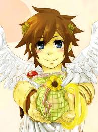 That S A Very Nature Themed Box Pit Is That A Gift For Viridi Those Two Are Sooooo Cute Kid Icarus Kid Icarus Uprising Icarus