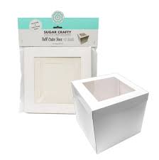 Cake boxes, cake boards & window cupcake boxes. 25cm High 10 Cake Boxes Bake Group