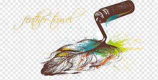 A well designed logo allows your business to create an impact on customers. Bird Feather Creative Feather Shovel Technic Peacock Feather Creative Artwork Png Pngwing