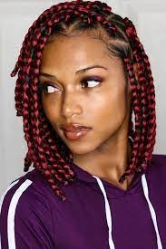 55 Enviable Ways To Rock The Latest Black Braided Hairstyles Bob Braids Short Bob Braids Braids For Black Hair