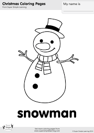 Maybe you would like to learn more about one of these? Snowman Coloring Page Super Simple