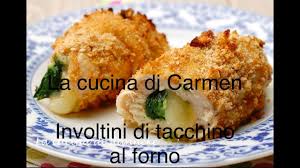 Ricetta facile e veloce !!! Involtini Di Tacchino Al Forno Youtube