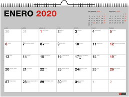 You have searched the english word january meaning in spanish enero. Miquelrius 28033 Wall Calendar A3 For Writing Grey 2020 Basic Spanish Amazon Co Uk Office Products