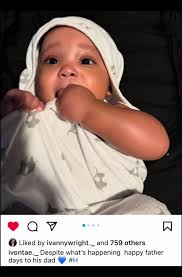 Internet Sensation Ivany Wish Her Baby Daddy Howie Happy Father’s Day ‼️  Despite Him Locking Her Up Which Made Her Miss Her 1st Mother Day As A Mom  😢. This Shows The Maternity Ivany Is Growing Each ...