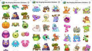 My Singing Monsters Animated Stickers for iMessage live review (GIF) -  YouTube