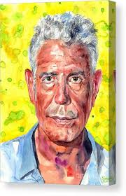 Anthony Bourdain Canvas Prints & Wall Art for Sale