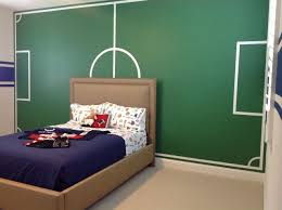 Pin By Organized Life Funny Face Ma On Kids Room Ideas Soccer Bedroom Football Room Decor Soccer Room Decor