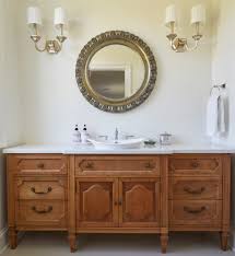 Raised panel, flat panel, slab, inset, full access, ornate furniture styles or contemporary in solid wood or mdf. Powder Room With Furniture Style Vanity And Ornate Mirror Farmhouse Powder Room Chicago By Orren Pickell Building Group Houzz