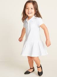 Uniform Pique Polo Dress For Toddler Girls Old Navy Toddler Girl Dresses Toddler Dress Girls Dresses Online