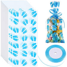 He is practical, and is always making and mending things, cooking, knitting and sewing. 100 Pieces Baby Print Cellophane Treat Bags Baby Footprint Candy Bags Baby Shower Party Favor Bags With Ribbons For Baby Shower Birthday Party Supplies Blue Walmart Canada