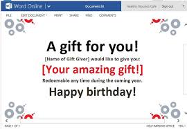 Sometimes, all it takes is birthday gift cards for her or a birthday freebie on pizza and drinks for him to make a busy. Best Gift Certificate Templates For Word Online