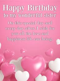 Happy Birthday Quotes For Little Sister In English I Wish For You All The Love Happy Birthday Wishes Card For Sister Birthday Greeting Cards By Davia Happy Birthday Wishes Sister Birthday Greetings For Sister Happy Birthday Wishes Cards