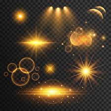 Download Set Of Reflections And Golden Effects Of Light For Free Png Images For Editing Light Background Images Png Images