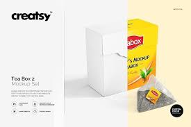 Download Tea Box Mockup Set 2 Box Mockup Tea Box Free Psd Mockups Templates