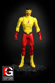Dcuc Kid Flash Rebirth Dc Universe Custom Action Figure Custom Action Figures Action Figures Kid Flash