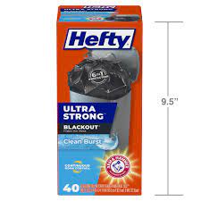 These tall kitchen trash bags keep your kitchen waste contained and out of sight! Hefty Ultra Strong Blackout Tall Kitchen Trash Bags 13 Gallon 40 Bags Clean Burst Drawstring Walmart Com Walmart Com