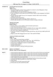 Moves Manager Resume Samples Velvet Jobs