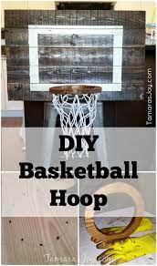 Diy Basketball Hoop For My Boys Bedroom Tamaras Joy Boys Room Diy Diy Basketball Diy Basketball Hoop