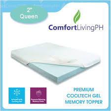 Maybe you would like to learn more about one of these? Comfort Living Ph Premium Memory Foam Topper Cooltech Gel Queen 2 Inches 60 X75 Shopee Philippines