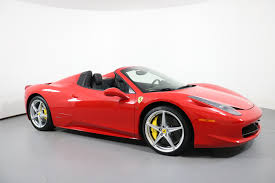 The 458 line up is the last ferrari ever to have the naturally aspirated v8 engine. Used 2015 Ferrari 458 Spider San Francisco Ca Zff68nha4f0203805 Serving The Bay Area Mill Valley San Rafael Redwood City And Silicon Valley