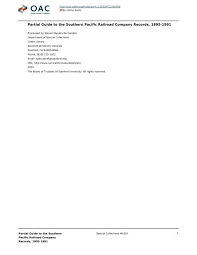 We did not find results for: Southern Pacific Railroad Company Records Calisphere