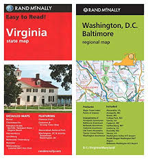 Amazon Com Rand Mcnally State Maps Virginia And