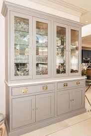A Stand Alone Dresser With Glass Door And Glass Shelves Was Also Hand Built To In 2020 Kitchen Display Cabinet Built In Shelves Living Room Glass Kitchen Cabinet Doors