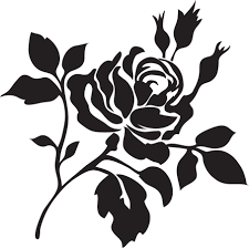 Use the flowers as stencils, craft patterns or coloring pages. Stencils Designs Free Printable Downloads Stencil 071 Rose Stencil Free Stencils Flower Stencil