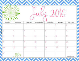 2016 Free Printable Calendar Blank Calendar Template July Calendar Calendar Printables
