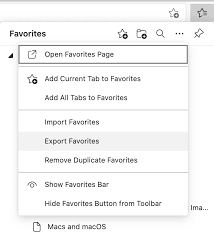 Check spelling or type a new query. How To Sync And Merge Safari And Microsoft Edge Bookmarks